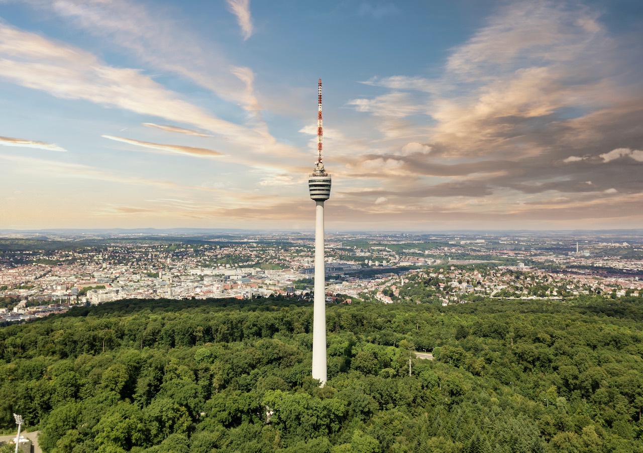Bild vom Fernsehturm von Stuttgart