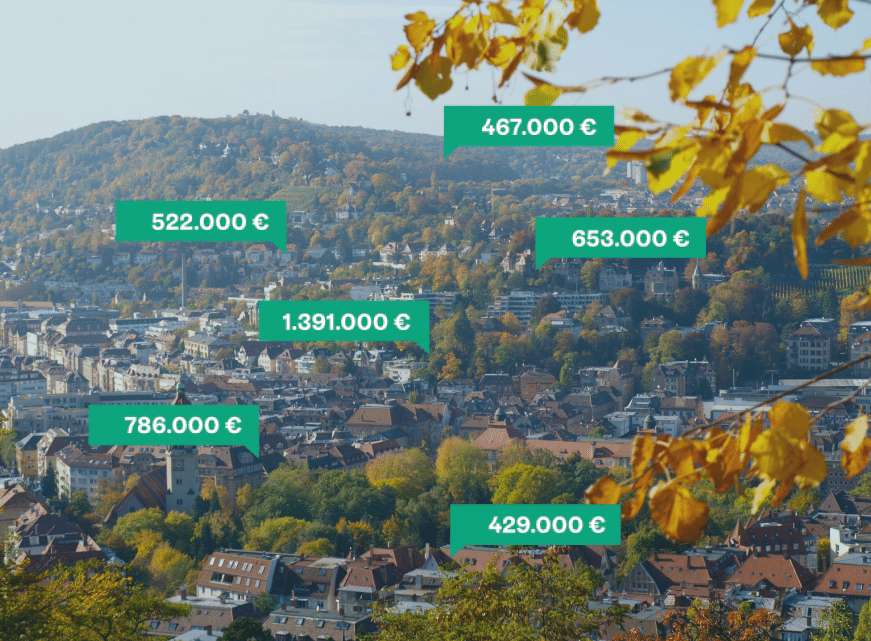 Kostenlose Immobilienbewertung Ihrer Immobilie in Stuttgart