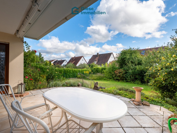 Garten von Balkon