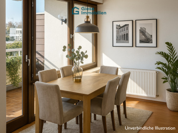 Esszimmer - visualisiert