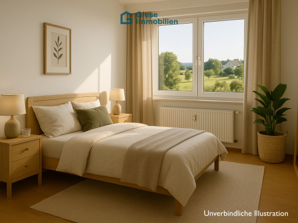 Schlafzimmer - visualisiert