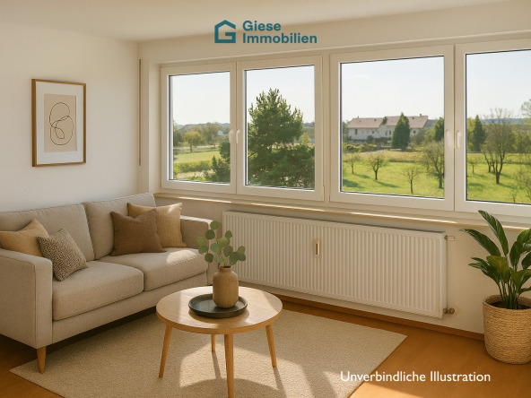 Wohnzimmer - visualisiert