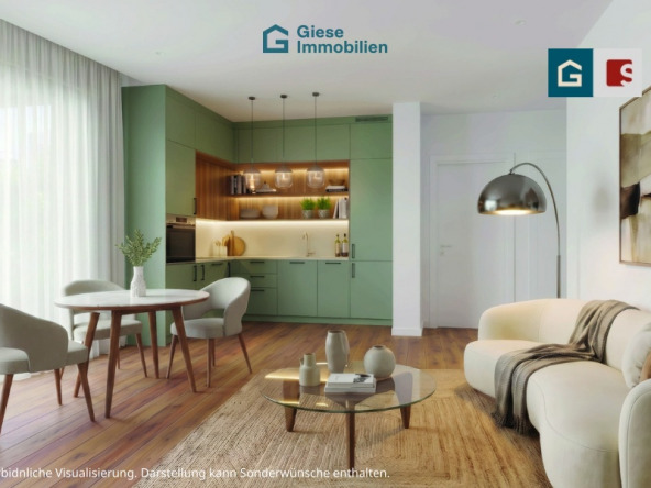 Wohnzimmer und Esszimmer