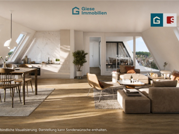 Wohnzimmer und Essbereich