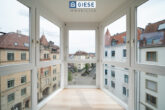 Wohnen im Flatiron Building in Stuttgart-West - Blick aus dem Wohnzimmer